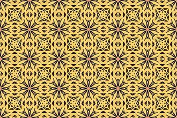 Seamless Digital Decoration Wallpaper Texture Endless Interior Template Perspective Cloth Luxury Visual Design Shape Art Textile Background Fashion Fabric Geometric Graphic Tile Symmetric Pattern.