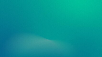 Seamless loop background in 4K. Soft aqua gradient with a blurred, rounded light shape in teal and blue hues.