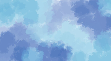 Abstract background watercolor blue and purple gradients design