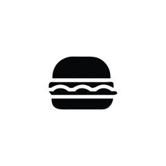 black and white burger