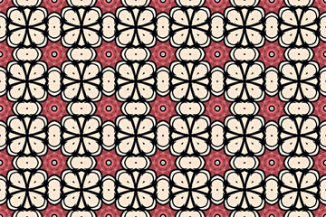 Seamless Geometric Design Cloth Visual Symmetric Graphic Textile Texture Fabric Interior Decoration Template Endless Wallpaper Digital Tile Art Perspective Fashion Background Luxury Shape Pattern.