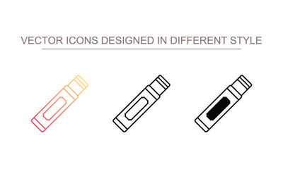 Chewing Gum icon design with white background stock illustration