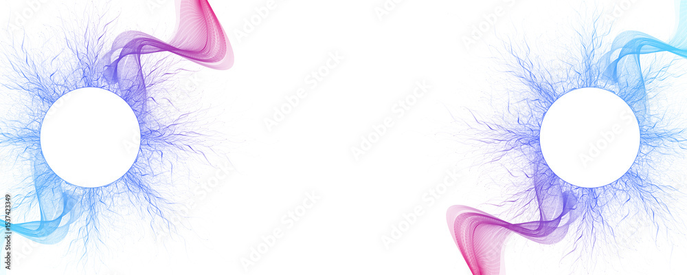 Poster AI Banner Concept In The Digital Style. Generative Ideas Design Element For Internet Technology. Futuristic Technology Concept Artificial Intelligence.