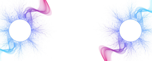 AI Banner Concept In The Digital Style. Generative Ideas Design Element For Internet Technology. Futuristic Technology Concept Artificial Intelligence.
