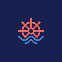 sea abstract logo modern style © Radovani