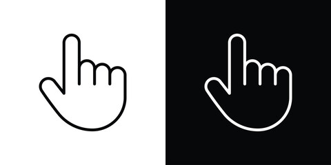 Cursor icon set in line.