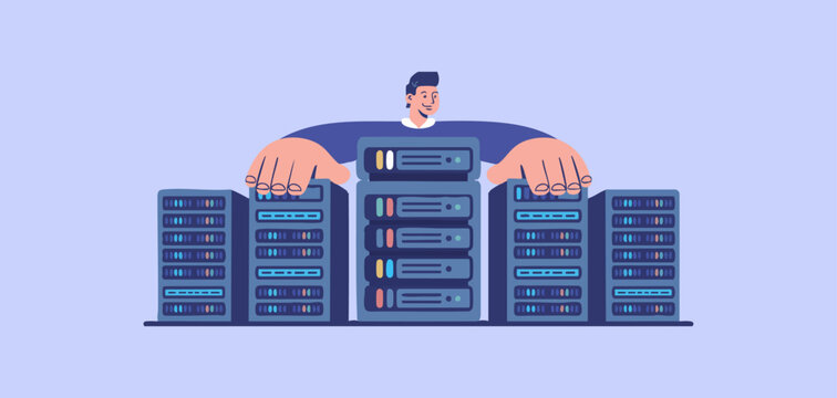 Dedicated Server" Images – Browse 2,884 Stock Photos, Vectors, and Video |  Adobe Stock