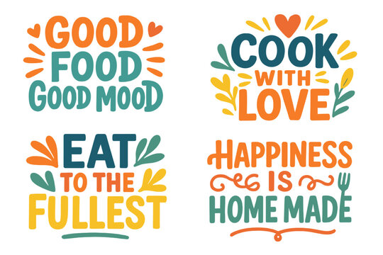 Featuring vector quotes in a distinctive hand-drawn typography, the collection includes elements suitable for greeting cards, decorative items, prints, and posters, all centered around handwritten