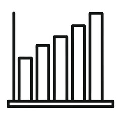 Bar Chart Analaytics Icon