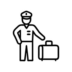 Customs officer inspecting luggage at airport. Officer in uniform carefully checking passenger baggage for contraband.  Security check at customs control. This image is perfect for travel blogs,