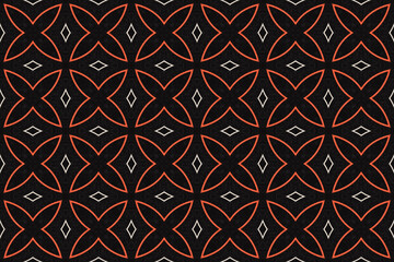 Seamless Geometric Design Cloth Visual Symmetric Graphic Textile Texture Fabric Interior Decoration Template Endless Wallpaper Digital Tile Art Perspective Fashion Background Luxury Shape Pattern.