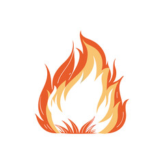 vector fire illustration 