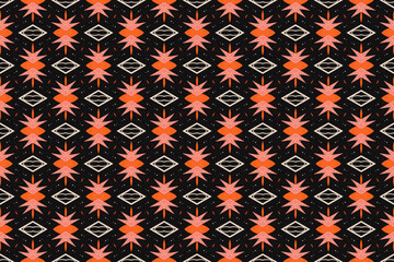 Seamless Fashion Shape Texture Digital Graphic Symmetric Geometric Fabric Wallpaper Visual Template Perspective Endless Interior Background Cloth Decoration Textile Art Tile Design Luxury Pattern.