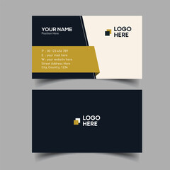 Real Estate Business Card Template. Modern Professional Business Card Template. 