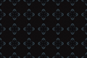 Seamless Fashion Shape Texture Digital Graphic Symmetric Geometric Fabric Wallpaper Visual Template Perspective Endless Interior Background Cloth Decoration Textile Art Tile Design Luxury Pattern.