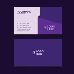 High-Quality Business Card Template. Modern Professional Business Card Template. 
