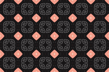 Seamless Fashion Shape Texture Digital Graphic Symmetric Geometric Fabric Wallpaper Visual Template Perspective Endless Interior Background Cloth Decoration Textile Art Tile Design Luxury Pattern.