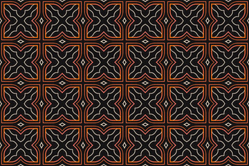 Seamless Geometric Design Cloth Visual Symmetric Graphic Textile Texture Fabric Interior Decoration Template Endless Wallpaper Digital Tile Art Perspective Fashion Background Luxury Shape Pattern.