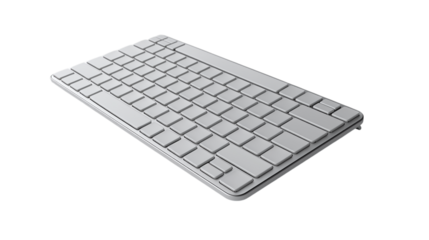 keyboard isolated on white background