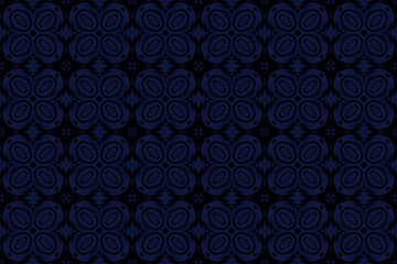 Seamless Fashion Shape Texture Digital Graphic Symmetric Geometric Fabric Wallpaper Visual Template Perspective Endless Interior Background Cloth Decoration Textile Art Tile Design Luxury Pattern.