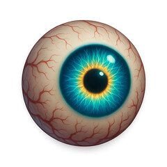 Digital Rendering of a Human Eyeball
