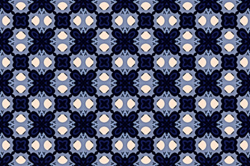 Seamless Graphic Shape Fashion Art Template Geometric Endless Texture Tile Symmetric Interior Design Cloth Perspective Background Digital Wallpaper Visual Fabric Luxury Decoration Textile Pattern.