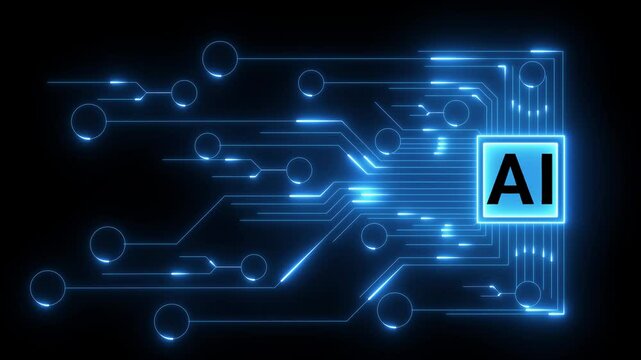 ai agent- businessman working with virtual reality at office. Multi agent AI systems concept on black background. AI driven solutions streamline workflows, Decision, Automate daily Tasks.