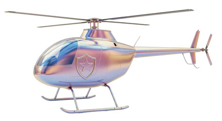 Isolated Toy Helicopter Transportation