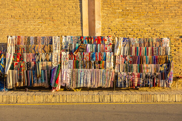 Silk market in Bukhara, Silk road,  uzbekistan