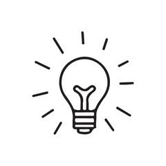 Icon of a Light Bulb
