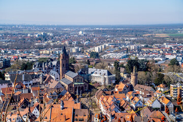 Obraz premium Altstadt, Weinheim, Baden Wuerttemberg, Deutschland 