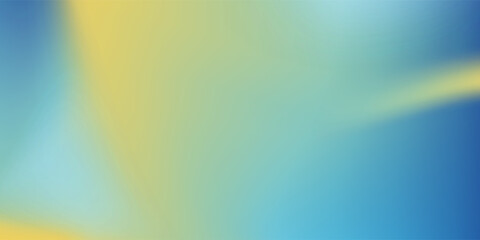 Abstract blurred gradient mesh background in blue and yellow colors of national flag of Ukraine.