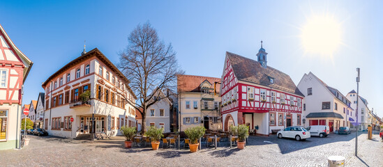 Altstadt, Schriesheim, Deutschland 