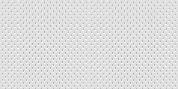 Sports jersey texture background. Seamless mesh fabric pattern with small perforated holes and subtle shadows. Realistic vector illustration for athletic wear, activewear, uniform design mockups.