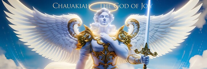 Angel Chauakiah – The God of Joy  35th Kabbalistic Angel of Peace Harmony and Divine Reconciliation Guardian of Sacred Justice Family Unity and Spiritual Contracts from the Powers Choir of Light