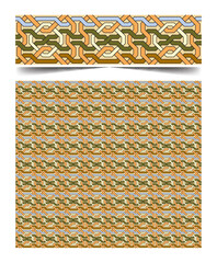 Seamless moroccan pattern background with flowers illustration clip-art