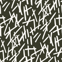 Seamless pattern with a simple abstract drawing. Vector illustration.