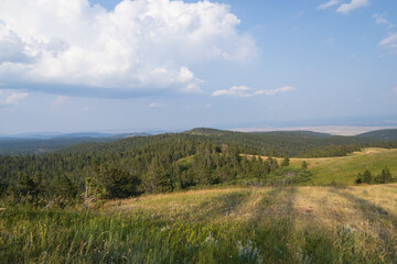 View from Warren Peak Fire Tower, Wyoming