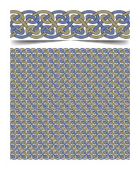 Seamless moroccan pattern background with flowers illustration clip-art