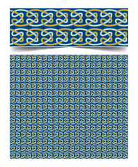 Seamless moroccan pattern background with flowers illustration clip-art