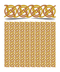 Seamless moroccan pattern background with flowers illustration clip-art