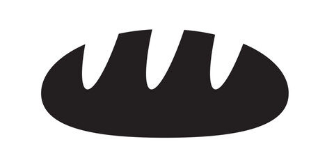 Bread icon, bread loaf icon.