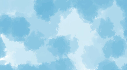 Watercolor abstract background light blue gradients colorful design