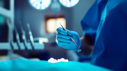 A dentist examining a patient’s teeth in a modern dental clinic with bright, clean surfaces, Clinical style