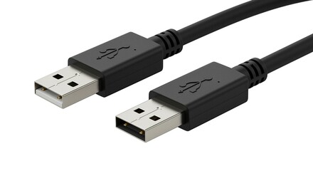Usb cable connector type a male to male data sync charging cord wire peripheral connection technology