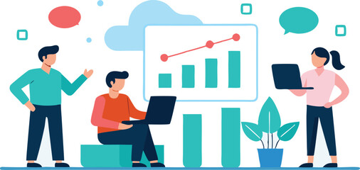 Team collaboration business growth strategy planning meeting