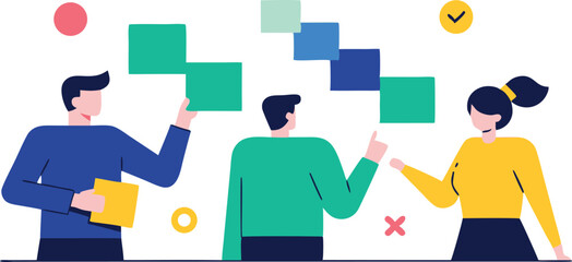 Team collaboration creative problem solving strategy planning