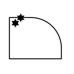 acid sparkle Monoline frame 
