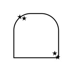 acid sparkle Monoline frame 
