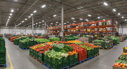 Wholesale Produce Warehouse Fresh Fruits Vegetables and Bulk Food Supply for Restaurants and Grocery